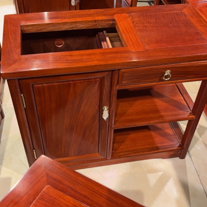 山***品花梨木类案台缅甸花梨木茶水柜定金