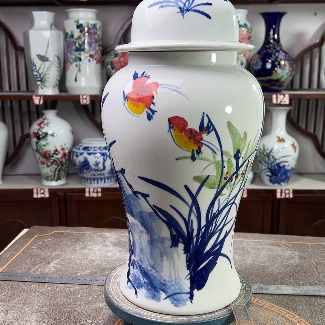 摆件陶景德镇陶瓷将玉