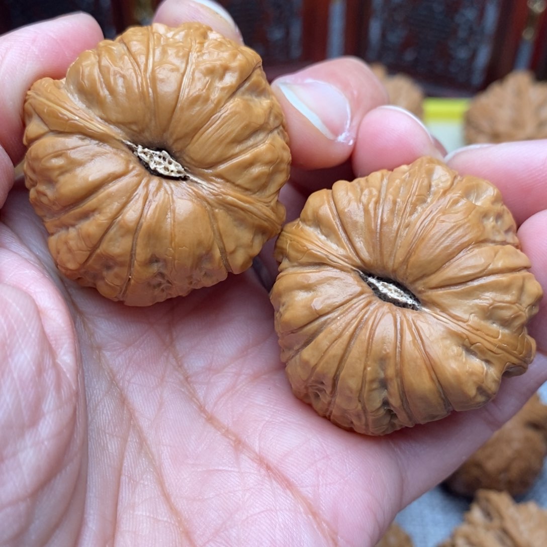 文玩核桃把件毕业南瓜40尺