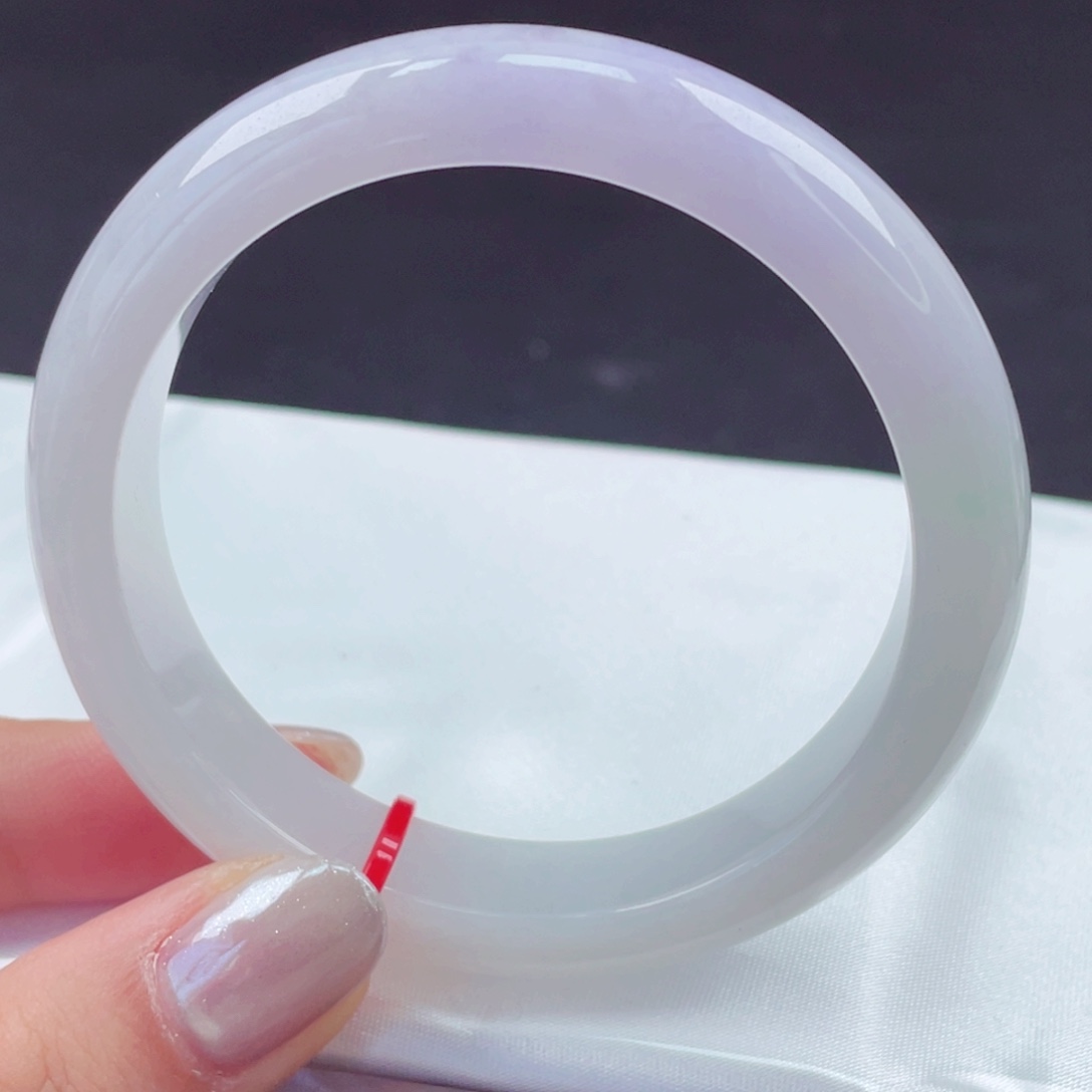 翡翠未镶嵌手镯55圈口