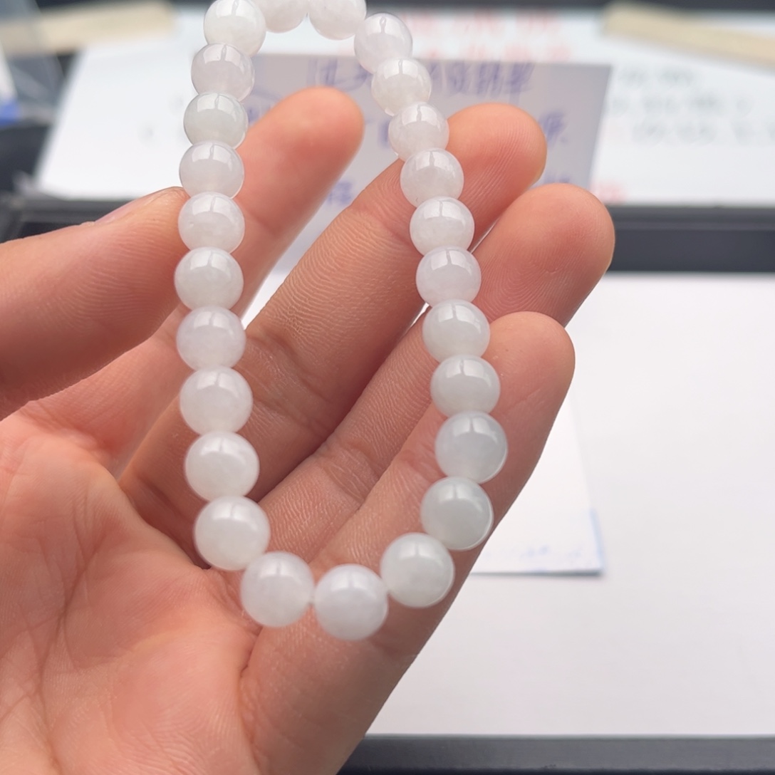 小***麻翡翠未镶嵌手链多样性