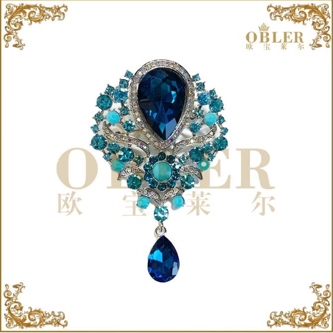 合金胸针 【欧宝莱尔】2025轻奢时尚气质腰带OJJ-胸针5号