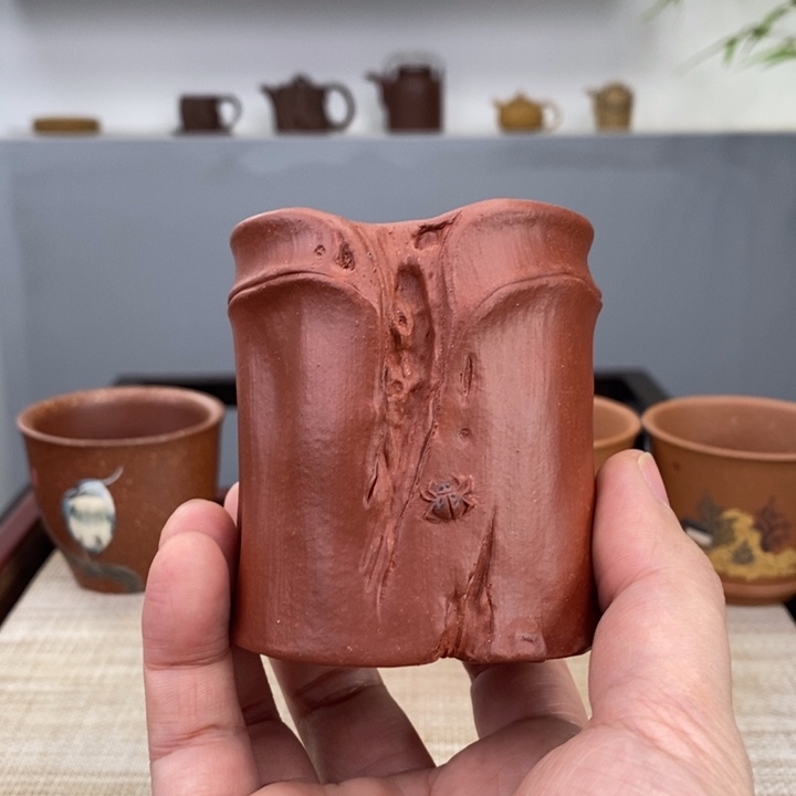 紫砂茶杯宜兴紫砂紫砂杯