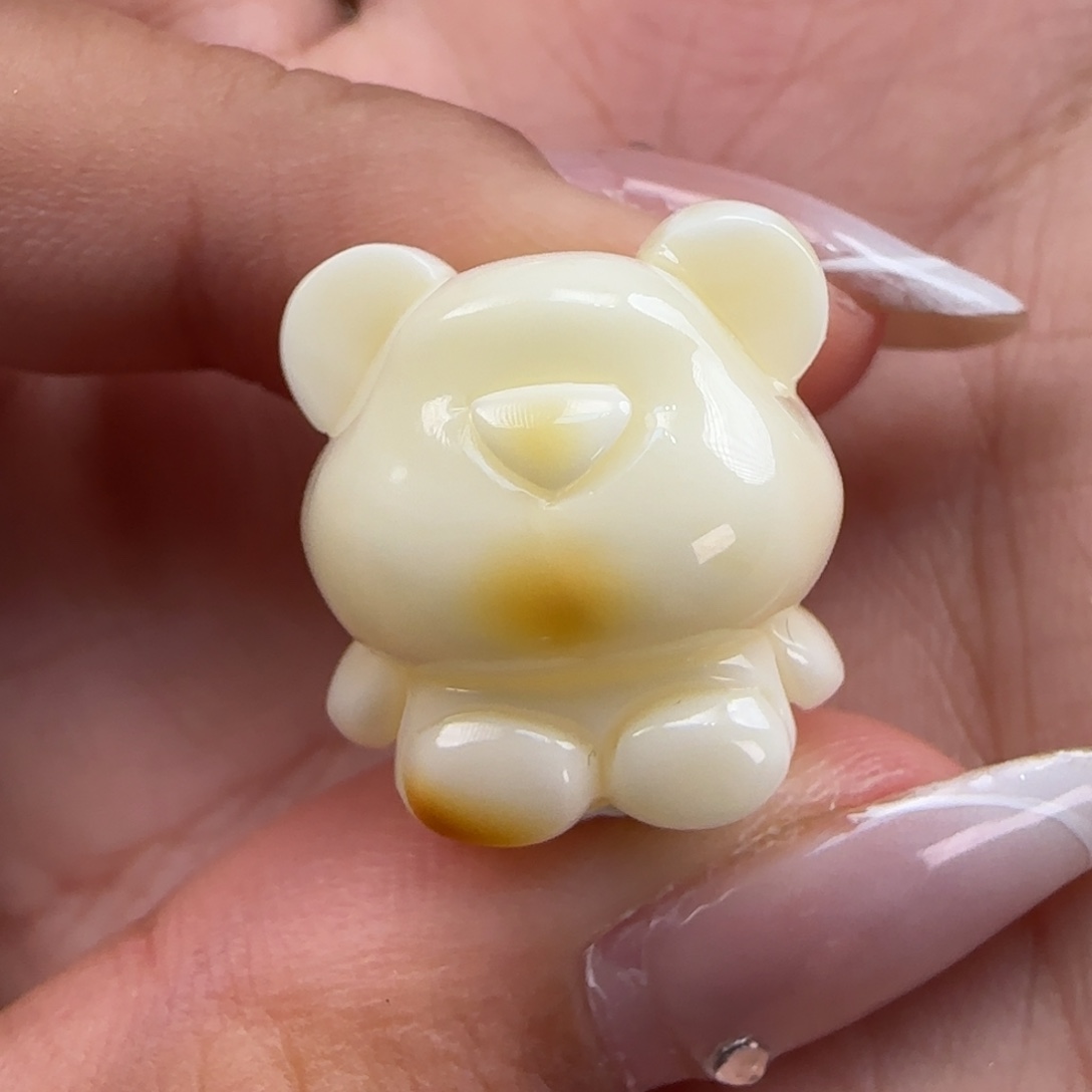 未镶嵌琥珀裸石小*鼠蜜蜡
