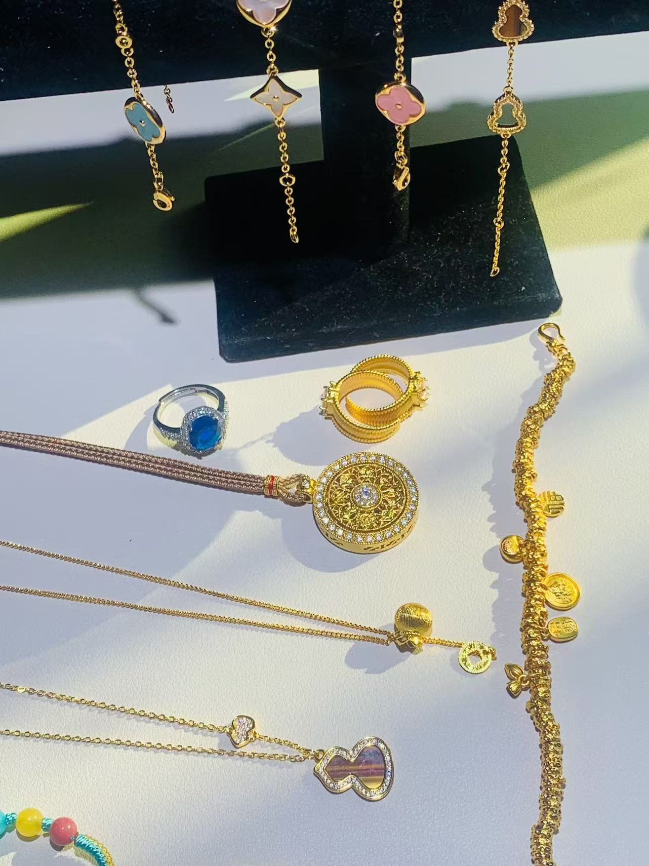 铜合金吊坠 铜合金项链9直播间下单专用链接）时尚百搭轻奢