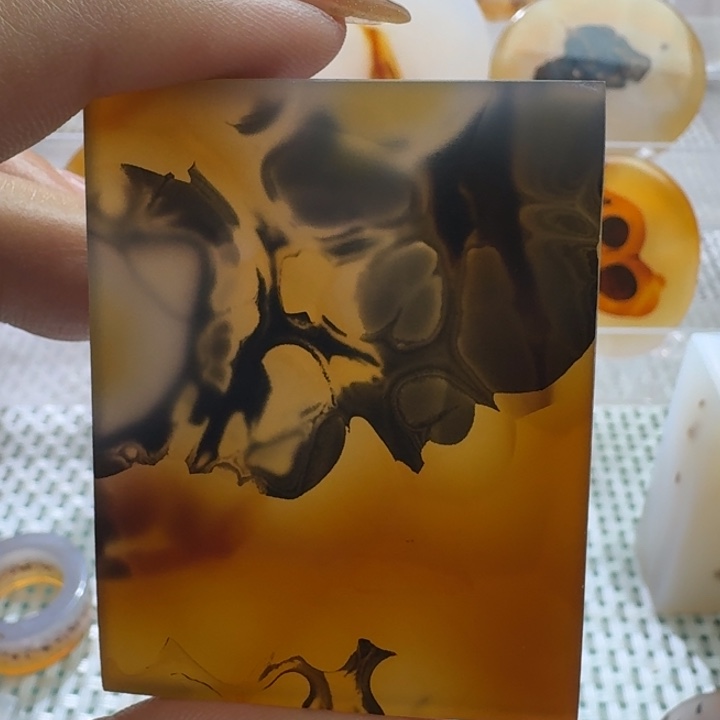 玛瑙/玉髓未镶嵌项链