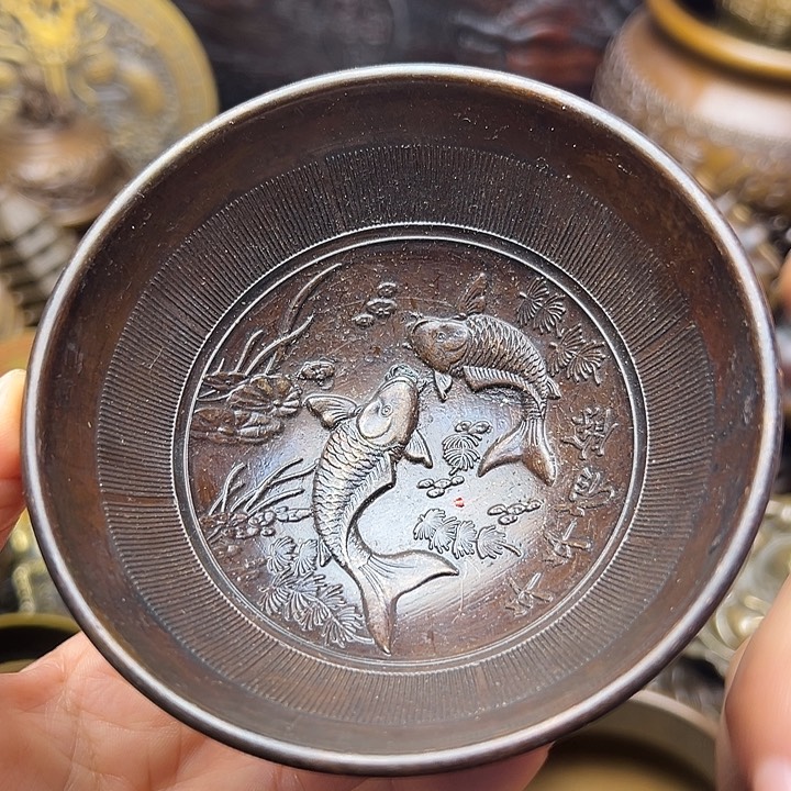 铜器摆件老王直播间