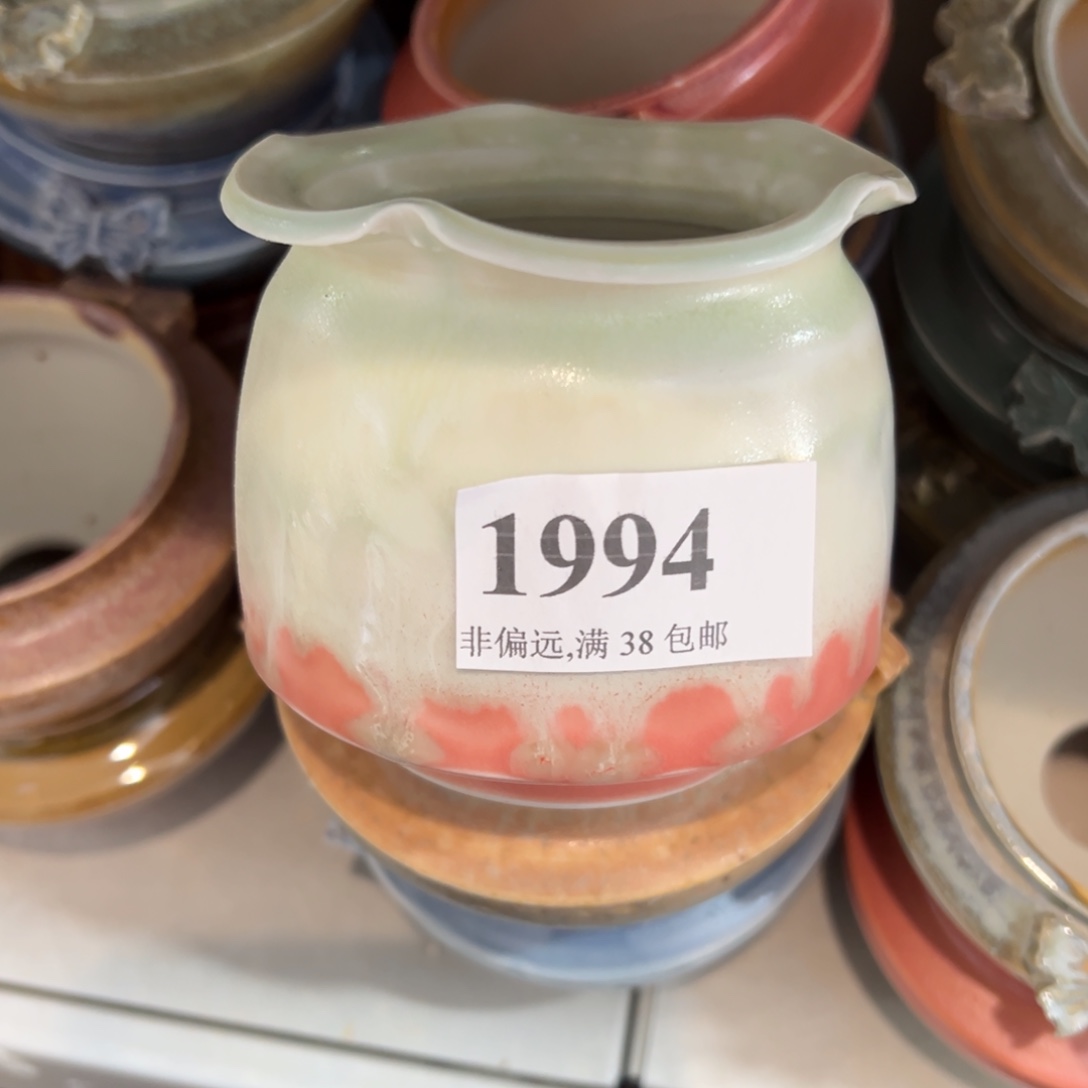 红陶景德镇手工花盆