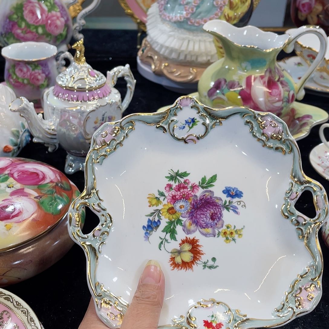 摆件双耳方盘一个