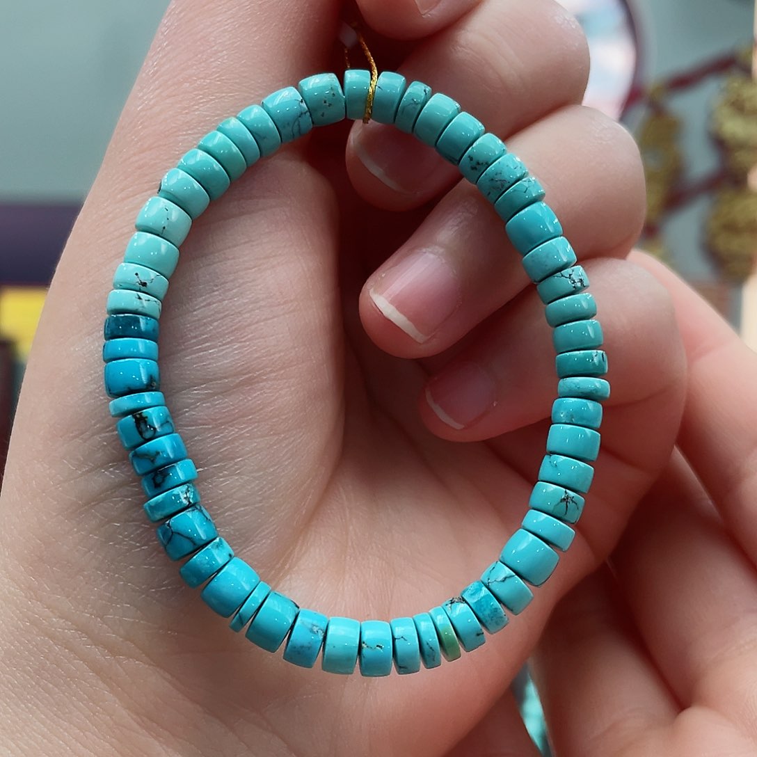 绿松石手串未镶嵌