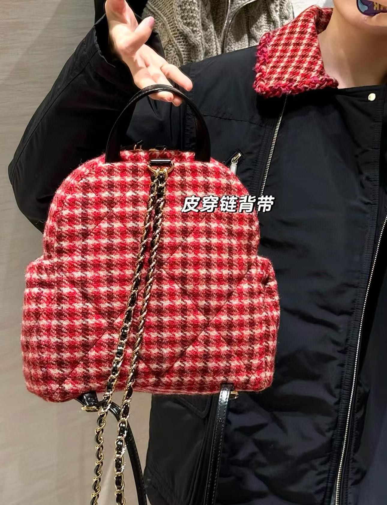 【BB代购级-凤奢店】24N滑雪粉色双肩包