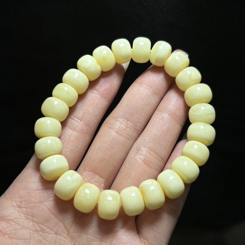 天然琥珀蜜蜡白蜜手串【多样性发其一】【多样性发其一】
