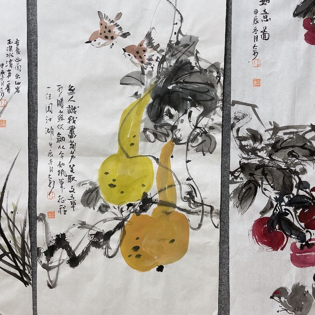 姜奇老师花鸟作品69×34
