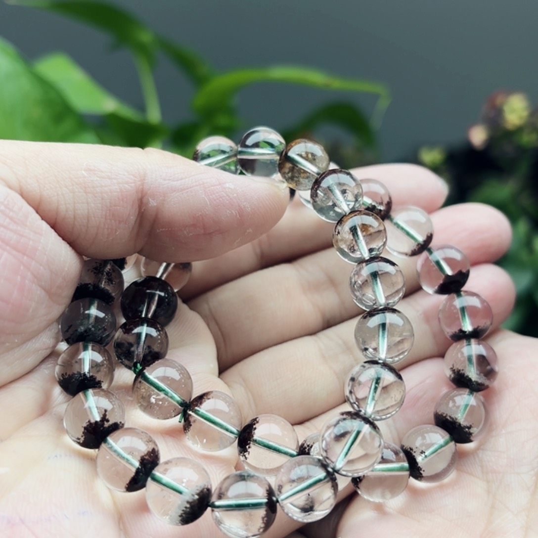 水晶手链未镶嵌多样性发其中一