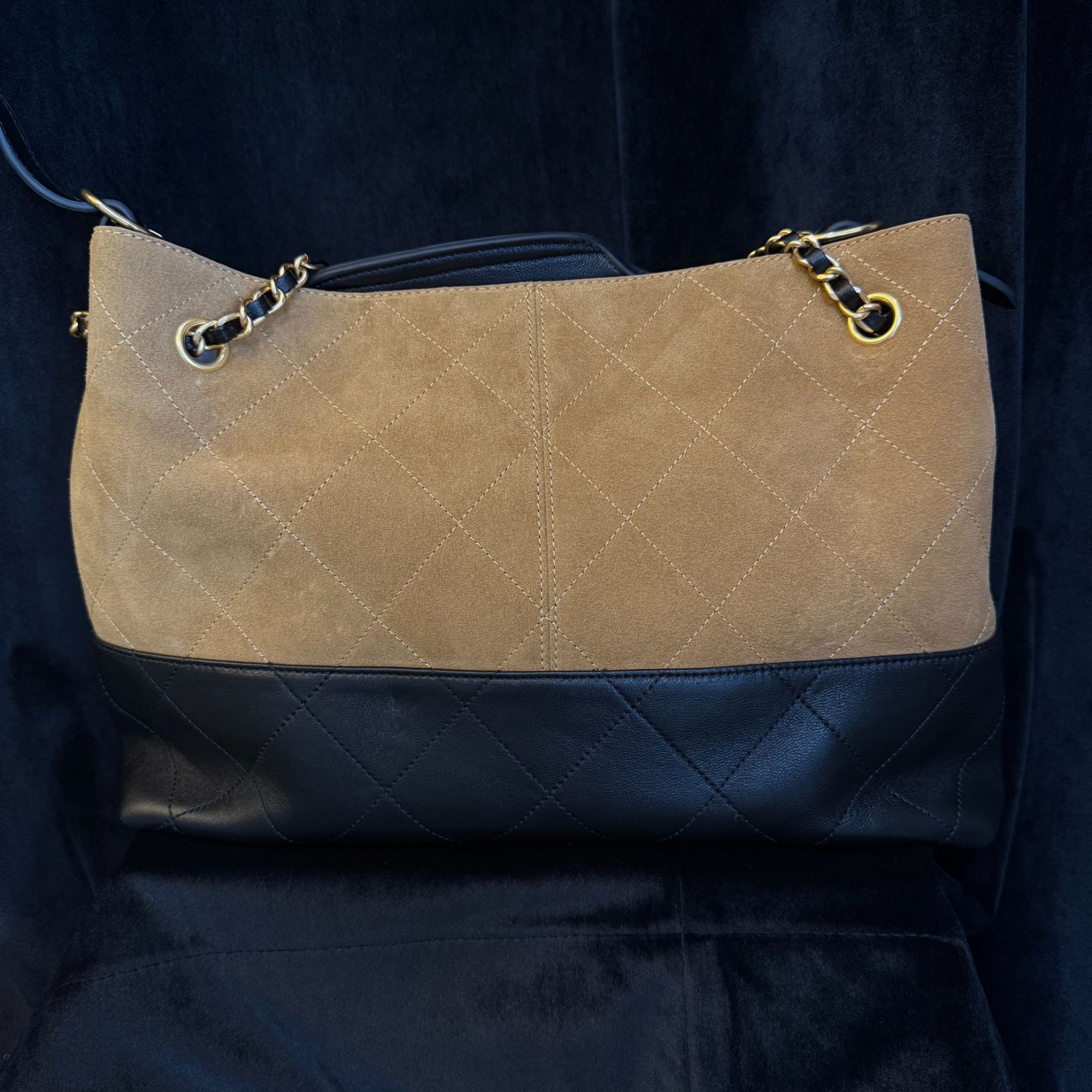 COCO DICV25新款高端定制时尚女包 黑底双扣托特