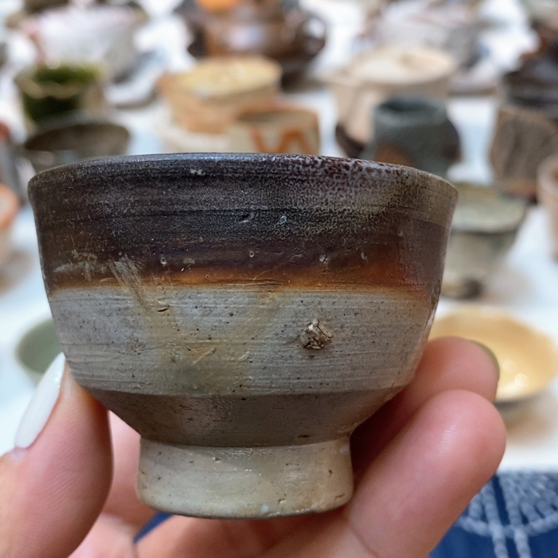 柴烧侘寂粗陶茶具