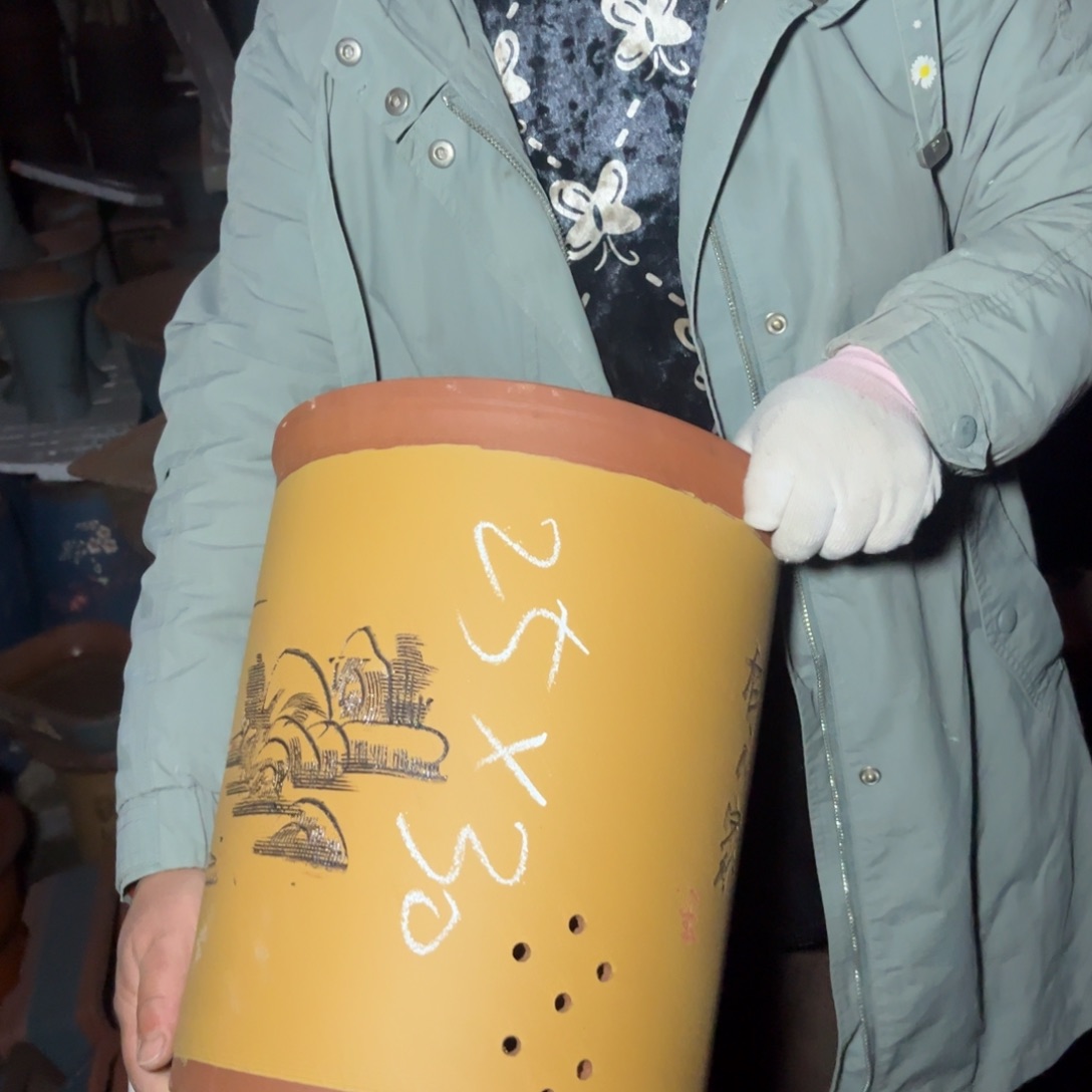 紫泥花盆紫砂花盆136