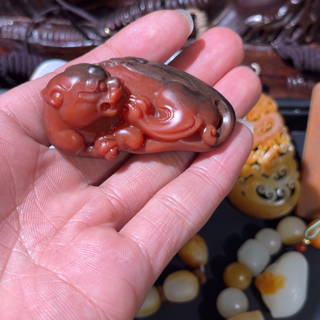 和田玉挂件未镶嵌王*