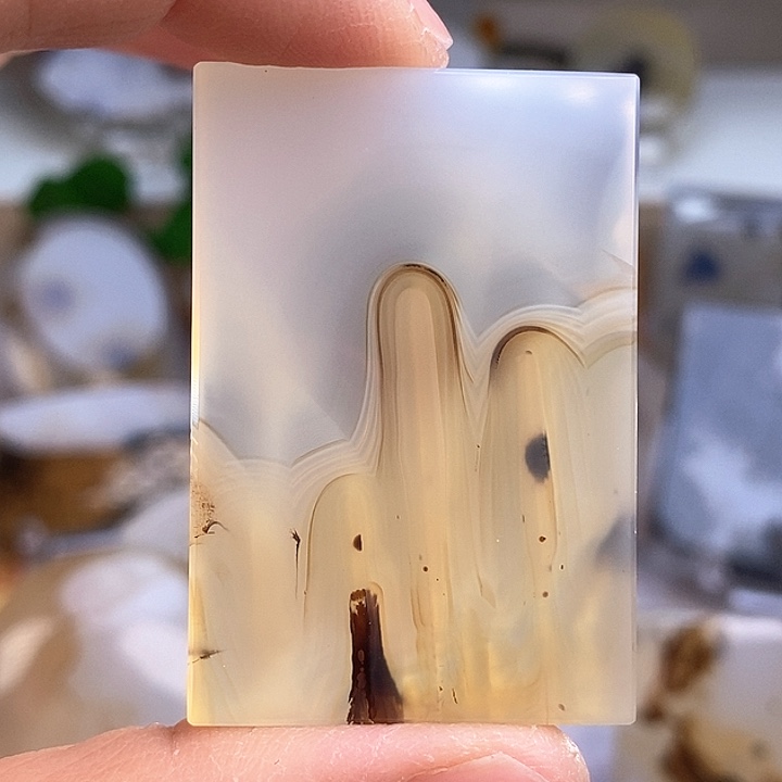 玛瑙/玉髓颈饰足银镀金镶嵌