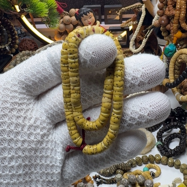 手串星月菩提3号车尺寸6原白大肠108