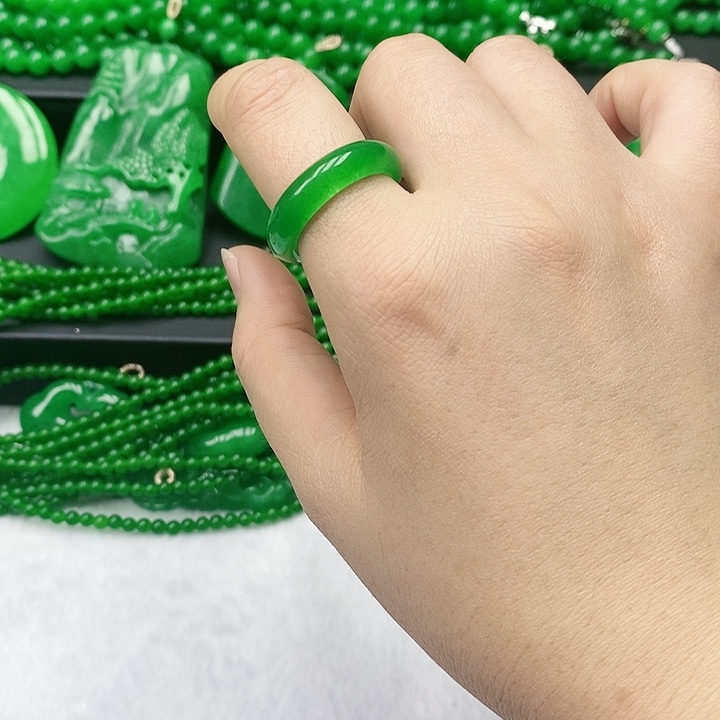 翡翠戒指未镶嵌A01戒圈0000000