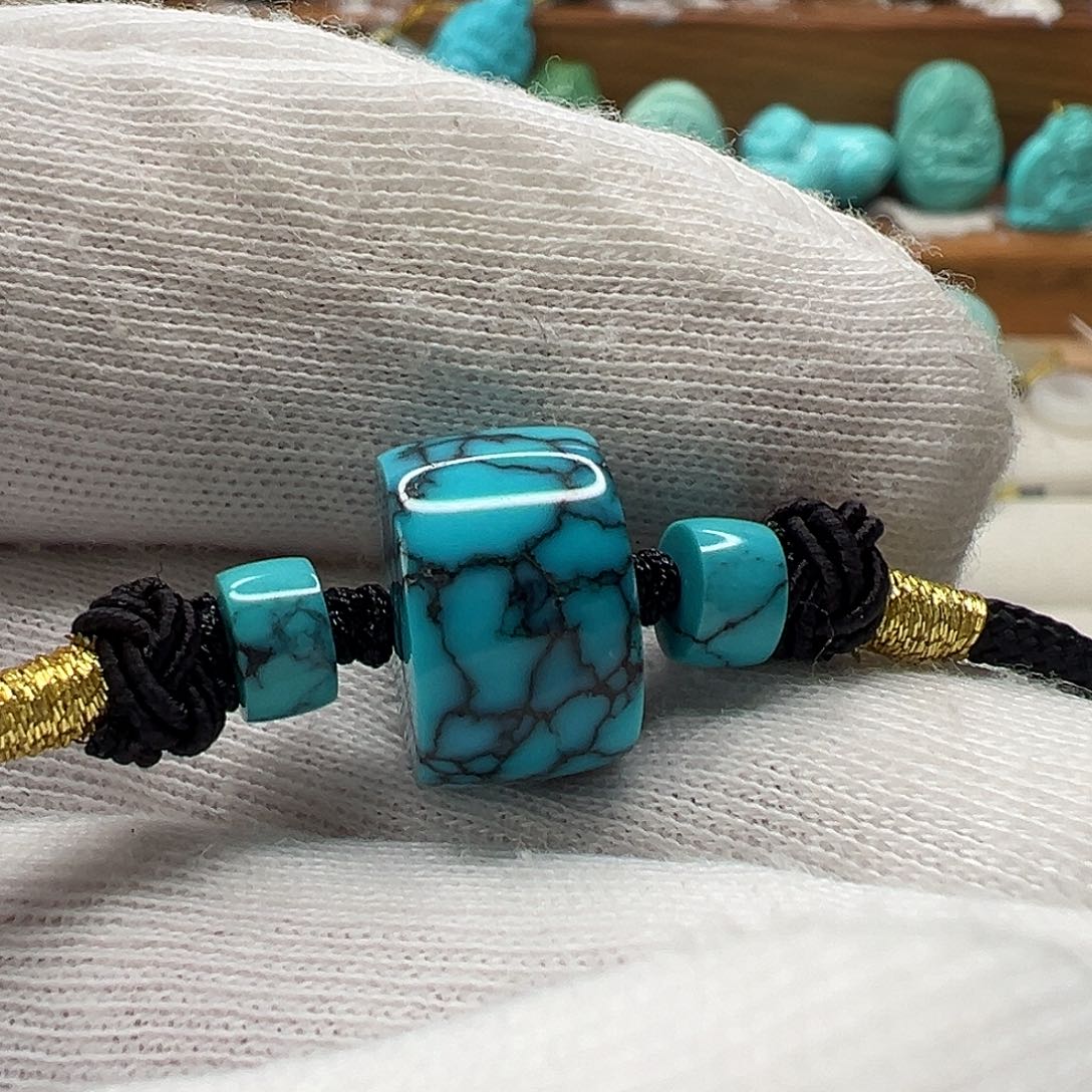 绿松石直切珠 未镶嵌猫*