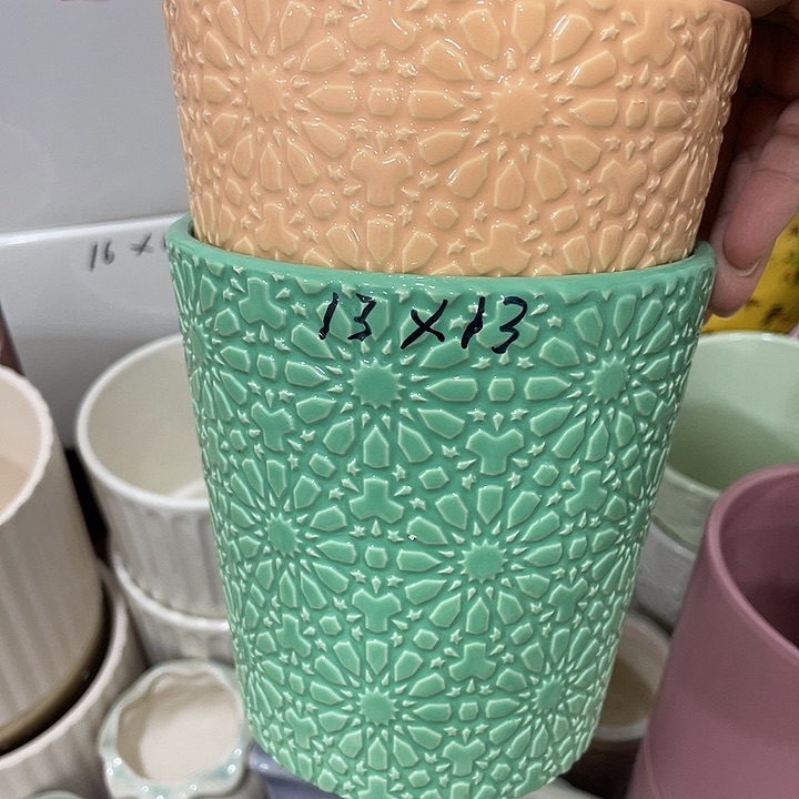 红陶陶瓷花盆凑12米包邮