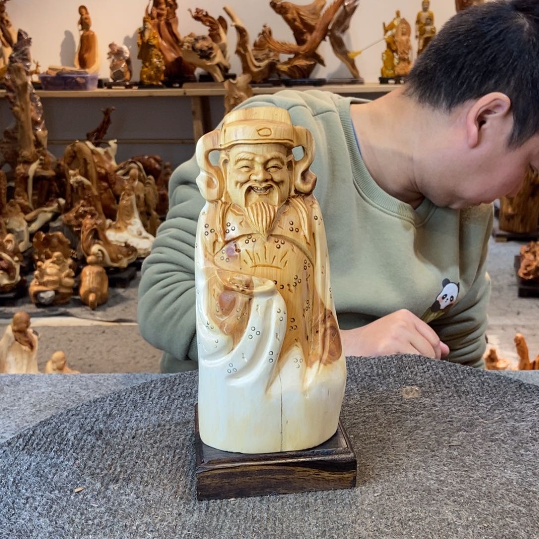 柏木（崖柏）太行崖柏根雕摆件