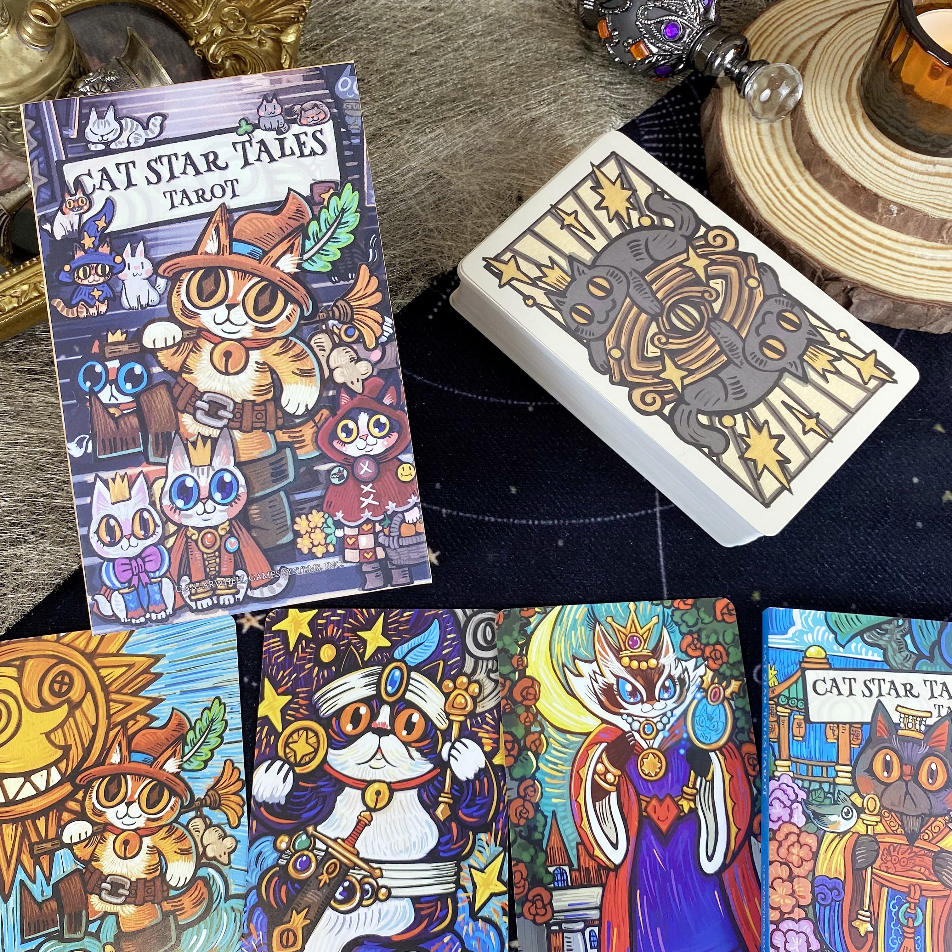正版【猫星童话】塔罗牌韦特初学者友好桌游Cat Star Tales Tarot