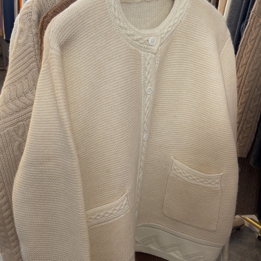 重工 小香风 羊绒 开衫