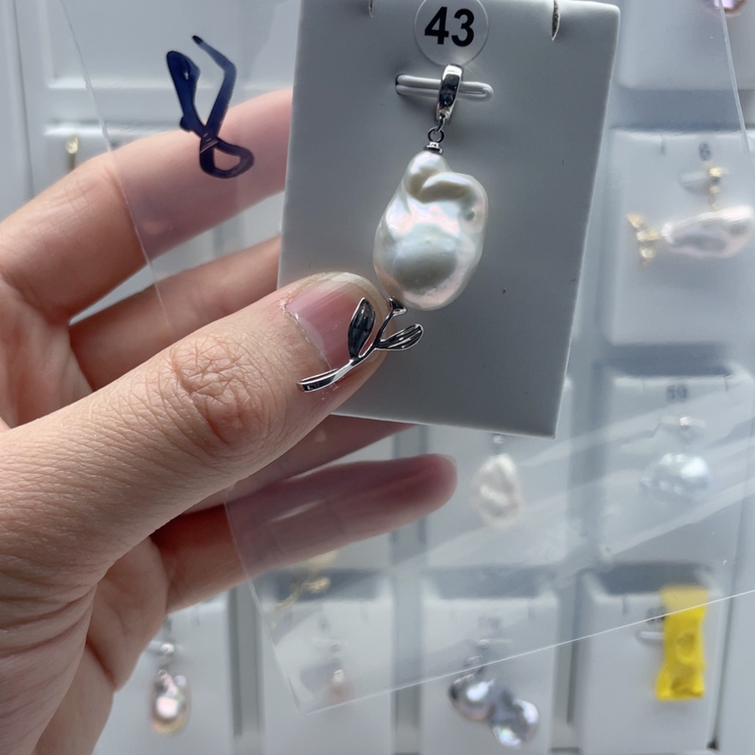 颈饰淡水珍珠合金