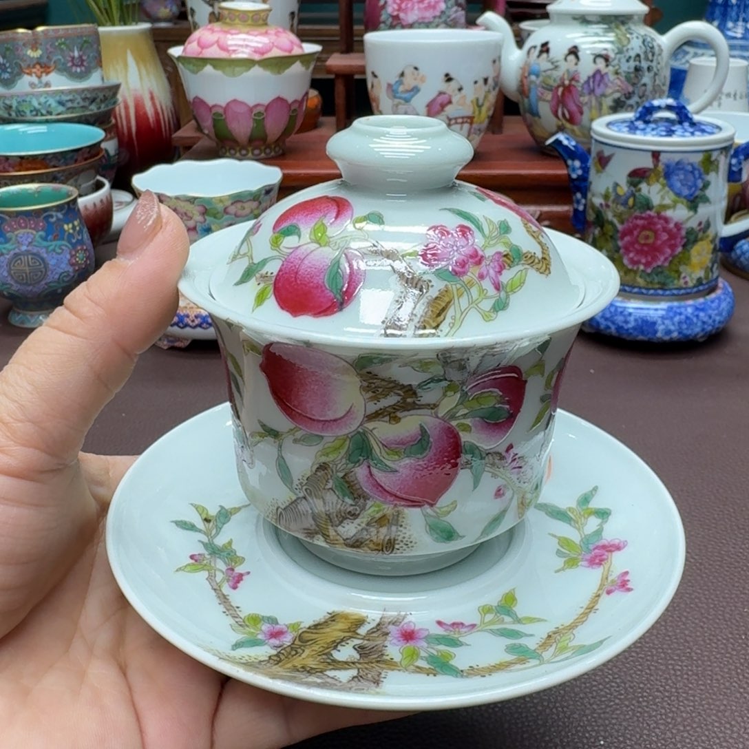 瓷片景德镇仿古手工制作精品展示