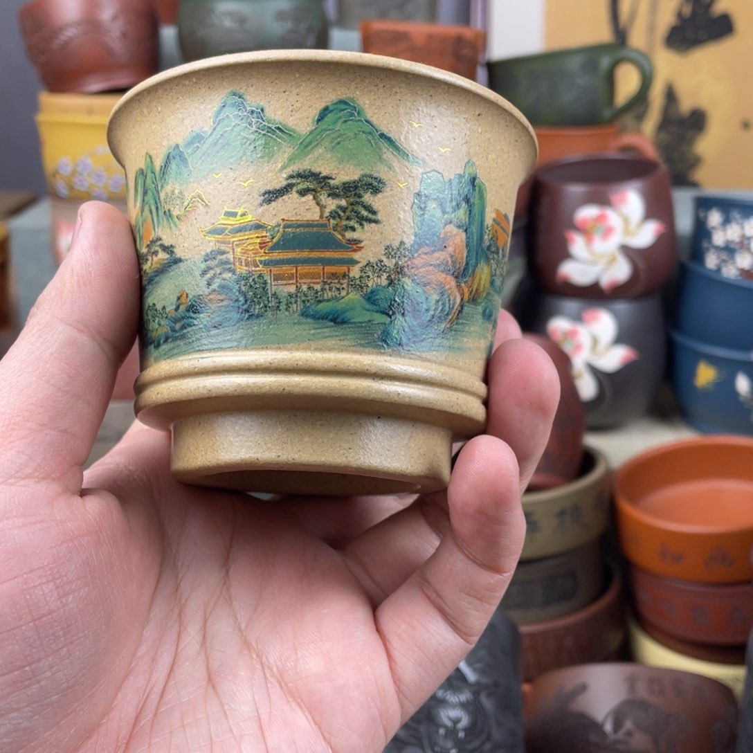 紫砂茶杯紫砂茶杯