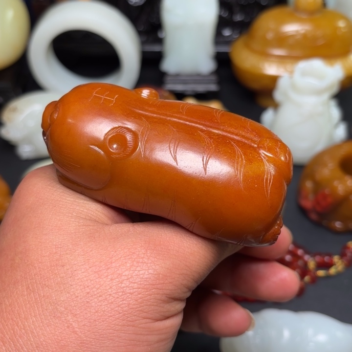 ～***～和田玉未镶嵌挂件