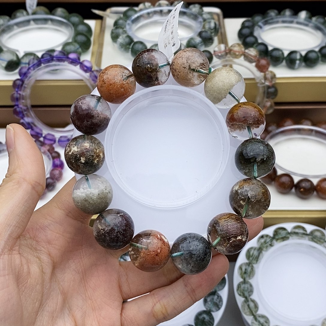 水晶手串未镶嵌四季幽灵