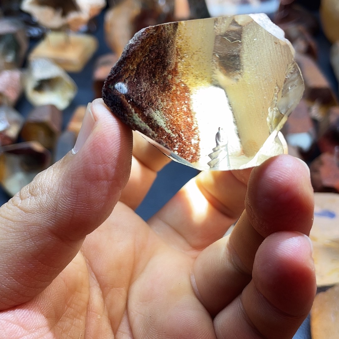 水晶未镶嵌珠宝半成品