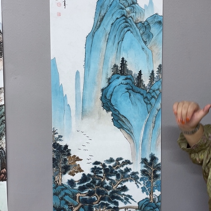 国画纯手绘国画山水画闪购链接