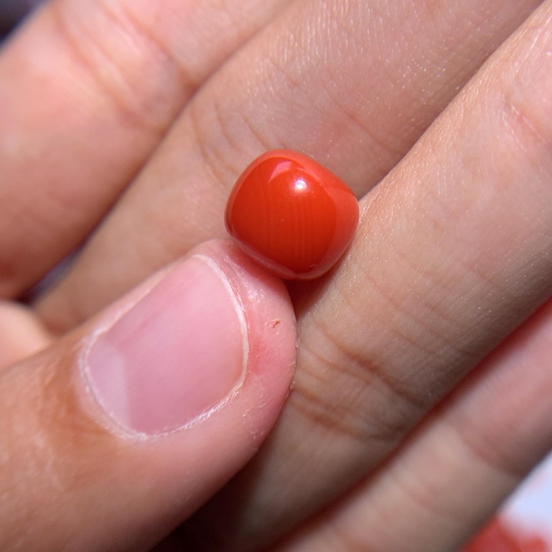 南红玛瑙老型9.5×8.5未镶嵌欢****゛微纹