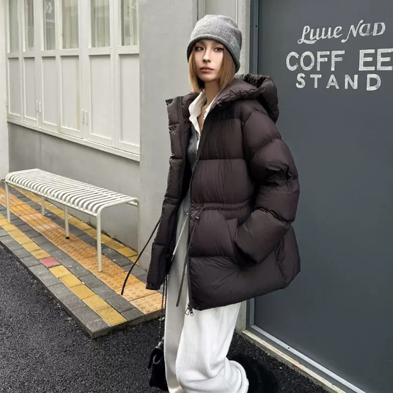 韩版冬季新款短收腰加厚羽绒服棉服女士外套