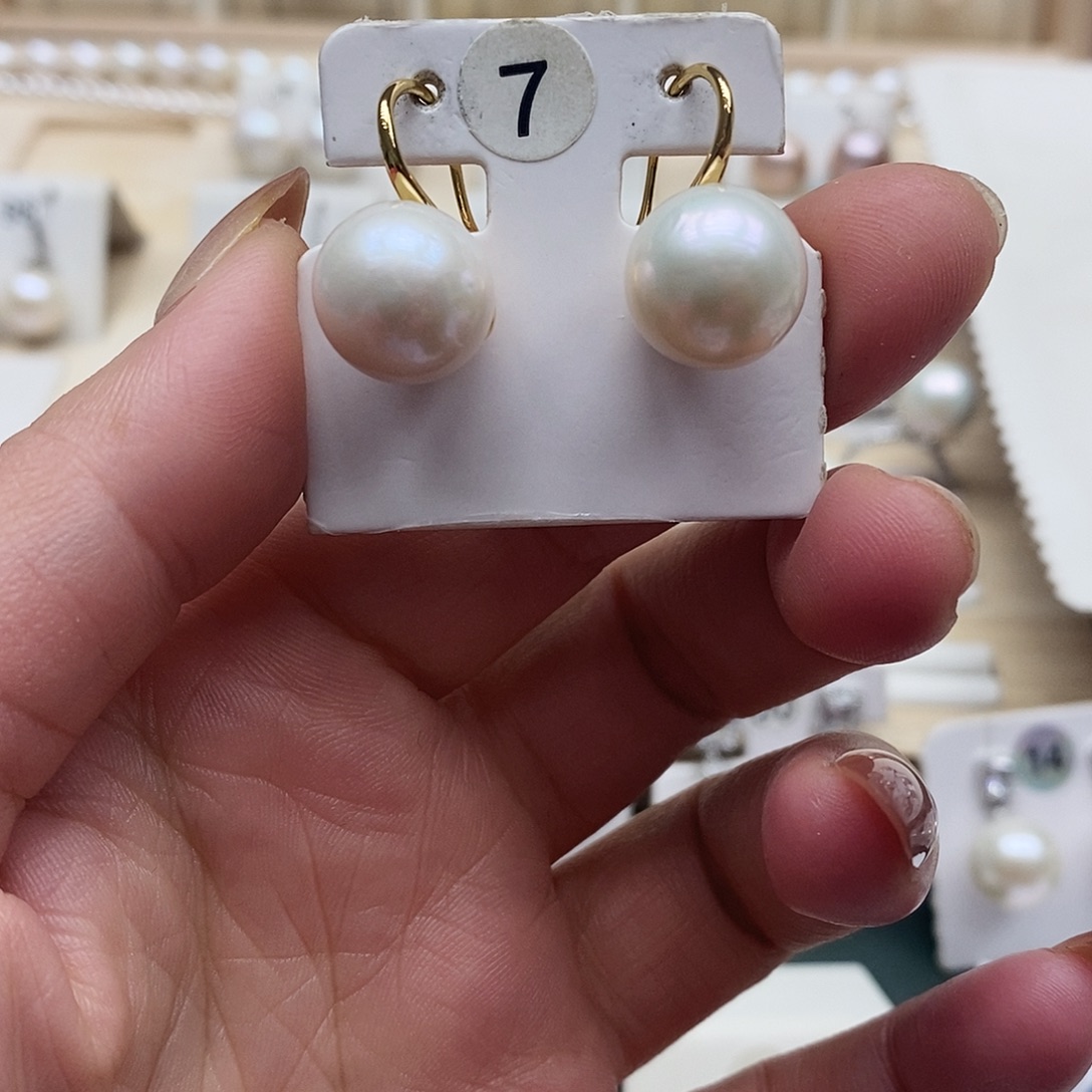 银S925镶嵌淡水珍珠颈饰