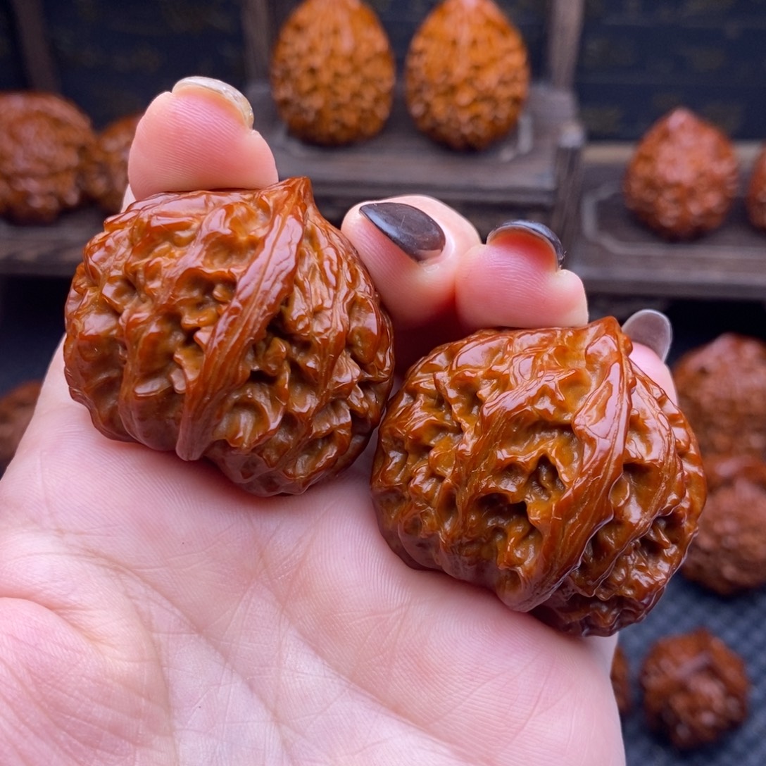 文玩核桃吊坠野生马蹄40尺