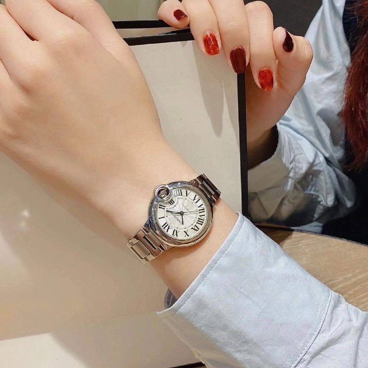 95新 Cartier/卡地亚 卡地亚   蓝气球系列 经典腕表 手表-4