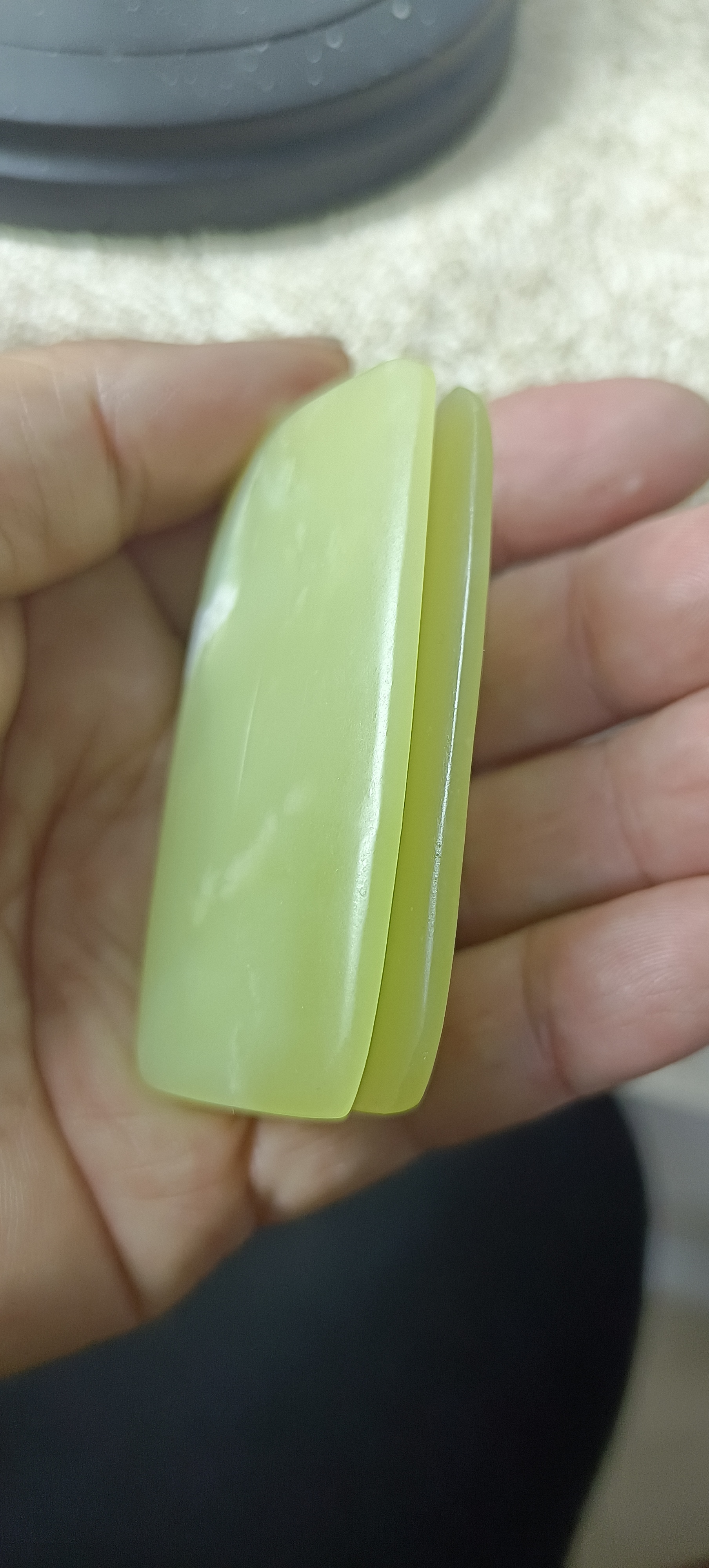 河磨奇石珏形形件