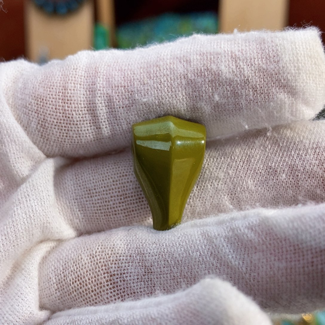 定制绿松石玉华三通