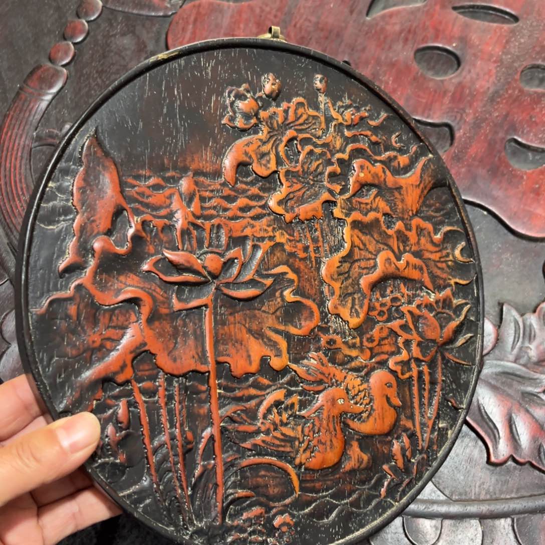 木非洲紫檀木雕牌匾挂匾