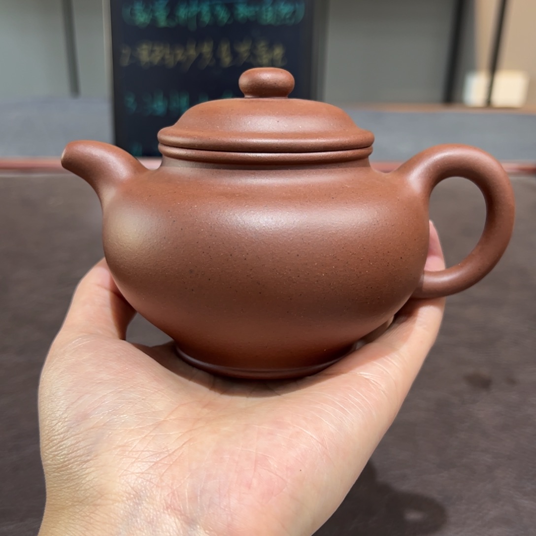 村*宜兴紫砂壶泡茶喝