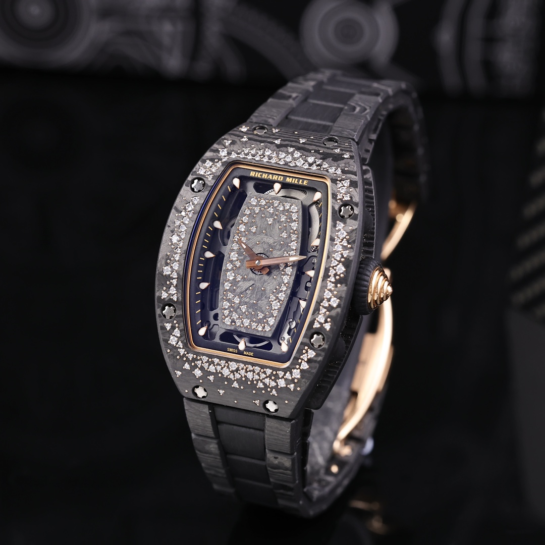 95新 理查德米尔 RM07-01ntpt 黑武士 碳纤维独特光泽 2021年保卡