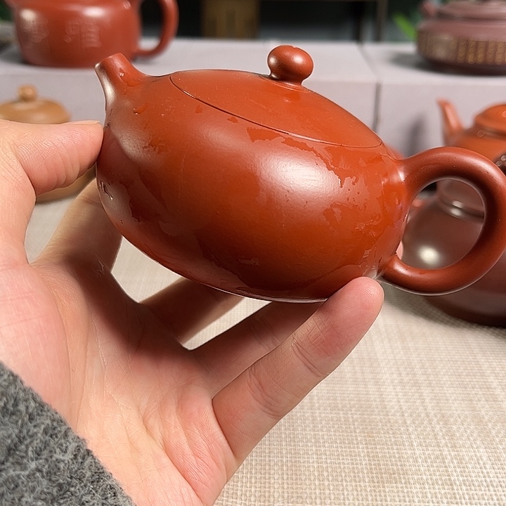 紫***轩紫砂茶杯宜兴原矿紫砂手工壶