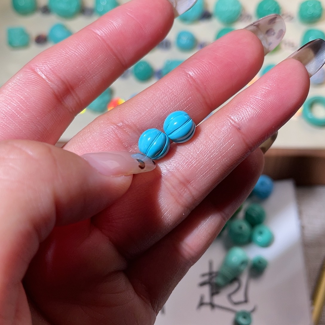 沁***礼手工雕刻配饰配珠卡7.