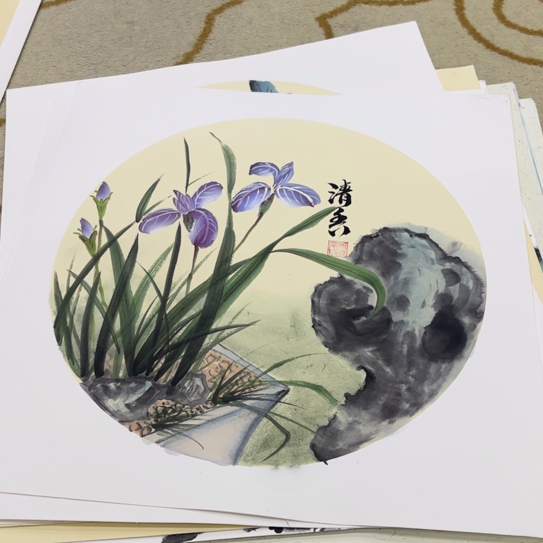 国画50-50卡纸作品童